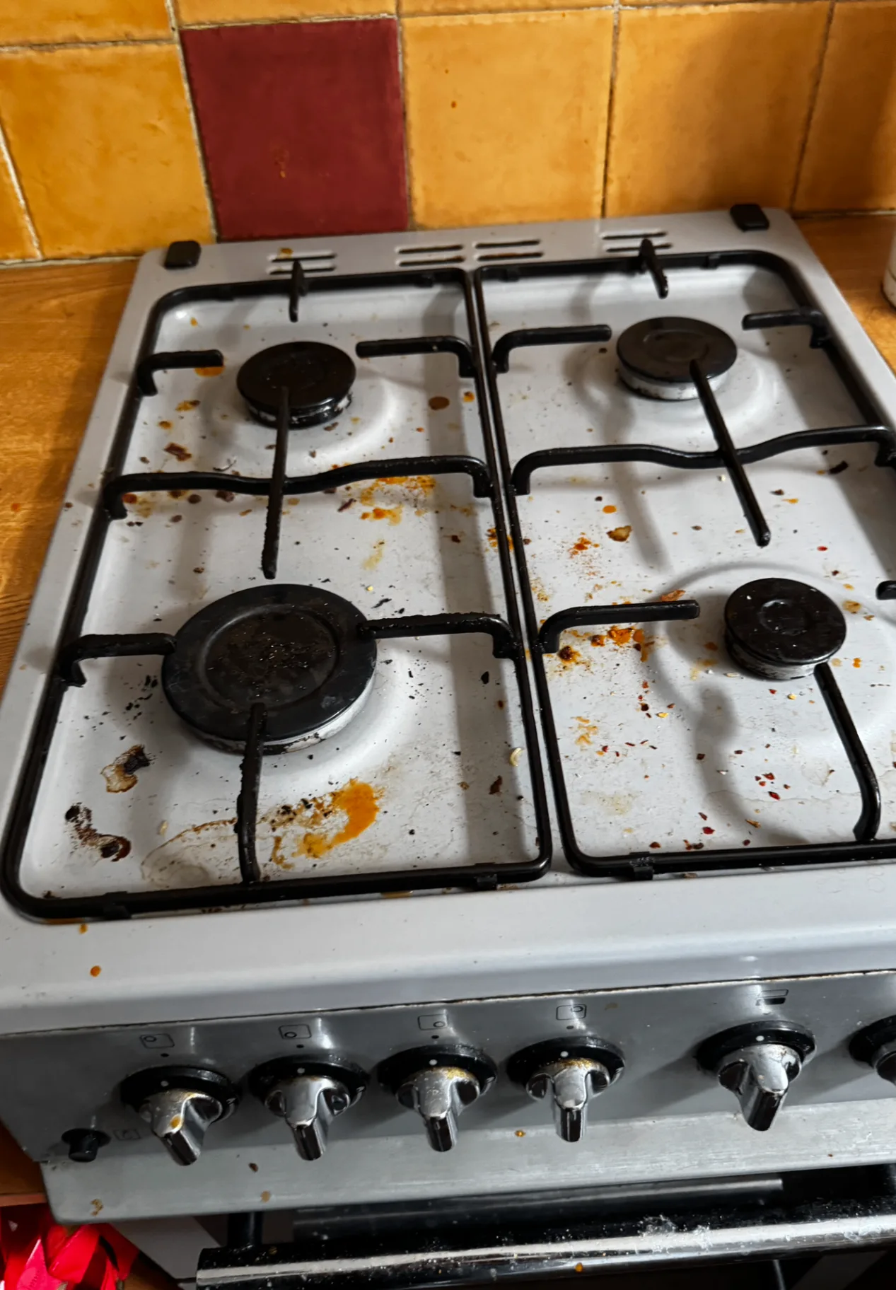 Cooker Deep Clean – before